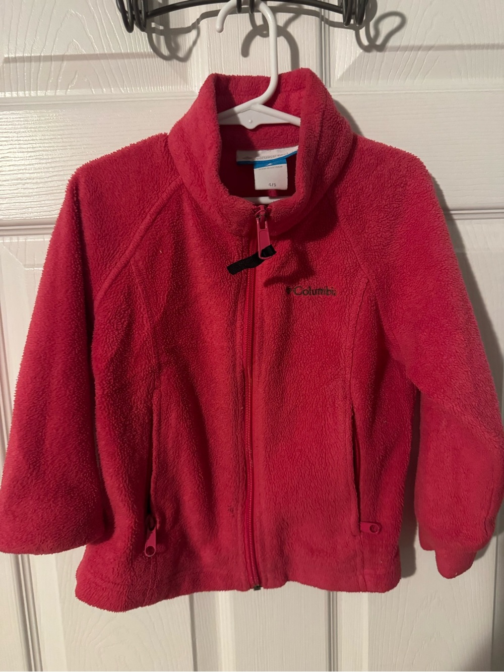 Columbia Girls' Hot Pink Fleece Jacket